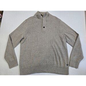 Vintage American Eagle Outfitters Mens Beige Athletic Fit Cotton Sweater XXL